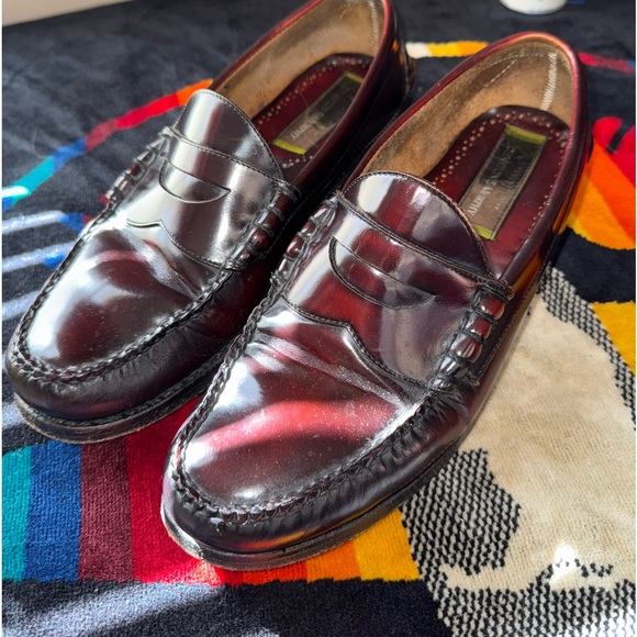 Johnston & Murphy Other - Johnston & Murphy Burgundy Leather Loafers
